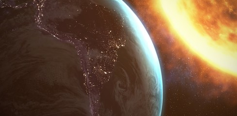 Composite image of sun against white background