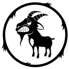 Black Evil Goat