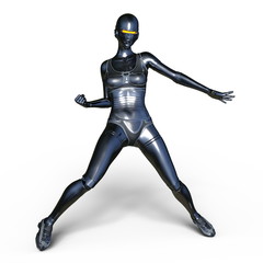 女性サイボーグ