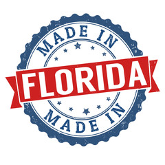 Made in Florida sign or stamp