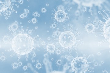 Red virus in human body