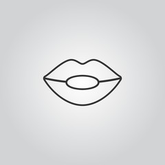 Lips Vector Icon