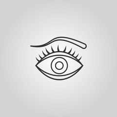 Obraz premium Female eye icon