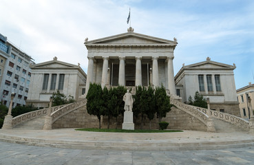Fototapeta na wymiar central library building in Athens,Greece