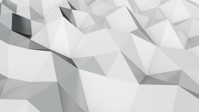 perfectly seamless loop 3d rendering background origami