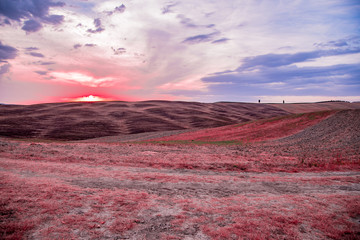 panorama of the Tuscan land in Italy