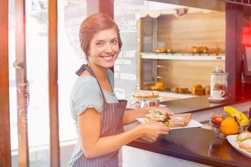 Composite image of graphic image of flare