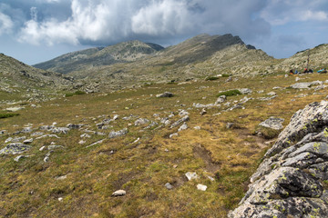 Panorama from Banderitsa pass to Spano Pole,  Pirin Mountain, Bulgaria
