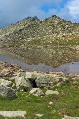 Amazing Landscape of Upper Spanopolsko lake, Pirin Mountain, Bulgaria