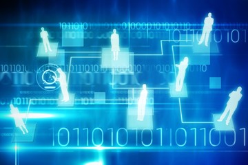 Composite image of technology interface 3d