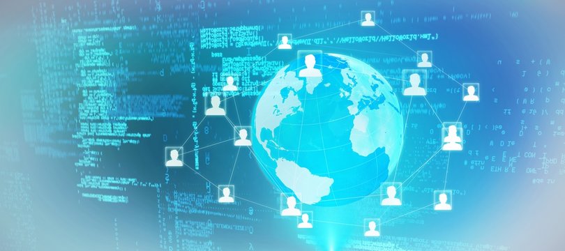 Composite image of blue codes