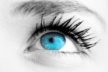 Composite image of blue eye
