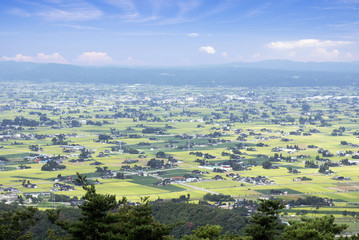 富山平野散居村