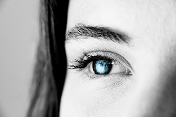 Composite image of white background with vignette
