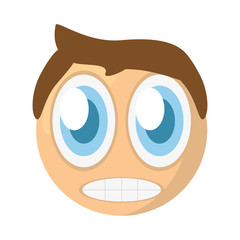 emoji surprise expression image vector illustration eps 10