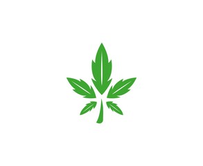 Fototapeta na wymiar Marijuana logo