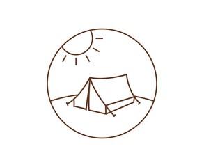 Camping logo