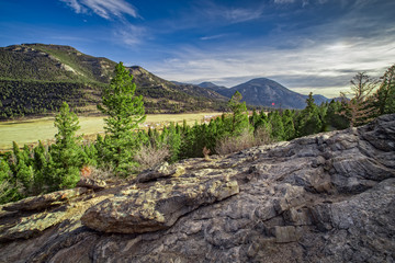 Fototapeta na wymiar Horseshoe Park, Rocky Mountain National Park, Colorado, USA