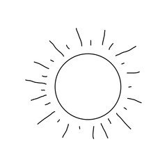 sun shape icon
