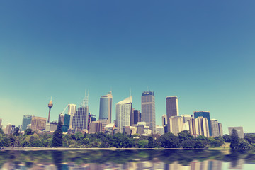 Fototapeta na wymiar Sydney city skyline