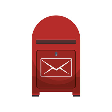 Mail delivery service icon vector illustration graphic design