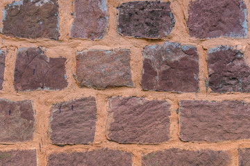 Brown marble brick wall abstract for background