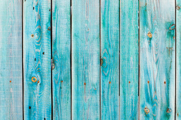 The blue colored wood