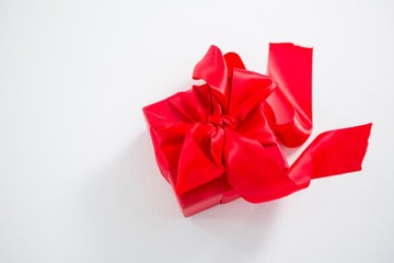 Close-up of red gift box