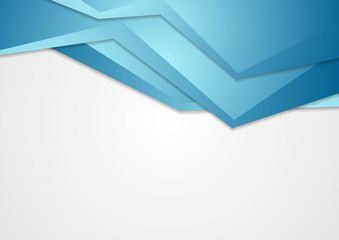 Abstract blue corporate tech background