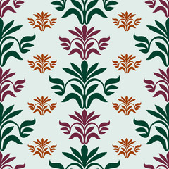 Vintage beautiful background with floral ornaments