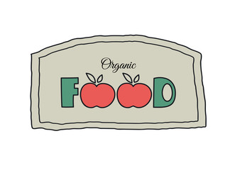 Label organic food