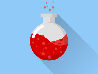 Round Chemical Lab Flask Icon