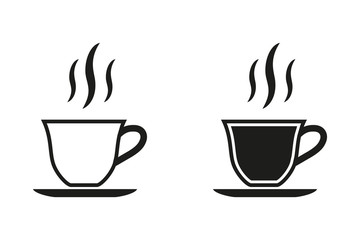 Coffee cup - vector icon.