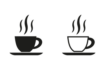 Obraz premium Coffee cup - vector icon.