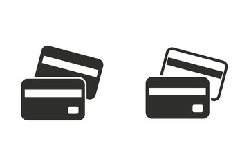 Credit card - vector icon.