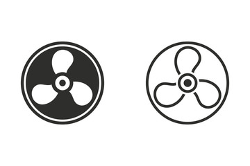 Fan - vector icon.