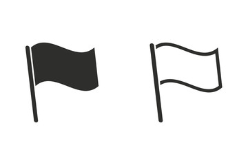 Flag - vector icon. © lovemask