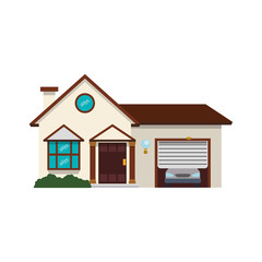 House building isolated icon vector illustration graphic design