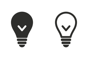 Lamp - vector icon.
