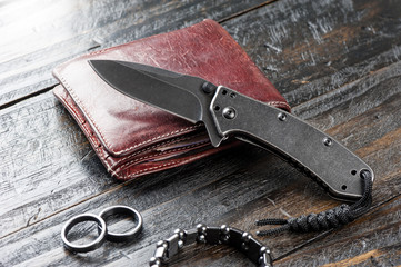 stainless steel pocketknife