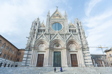 Fototapeta na wymiar Cattedrale di Siena, Siena , Italy
