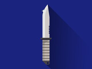 Fototapeta premium Military combat Knife Icon