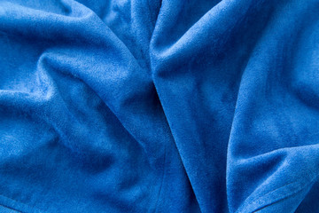 Fototapeta na wymiar blue fabric as a background