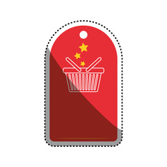 Shopping label tag icon vector illustration graphic design