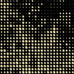 Vector illustration with four halftone patterns. bstract vector background.