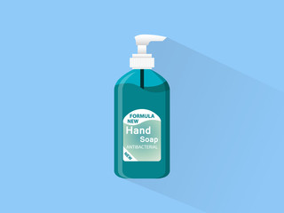 Bottle with liquid soap Icon