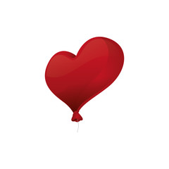 Obraz na płótnie Canvas Heart and love icon vector illustration graphic design