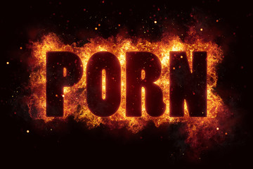 porn sex adult xxx text on fire flames explosion burning