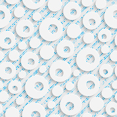 Seamless Origami Pattern. 3d Modern Lattice Background