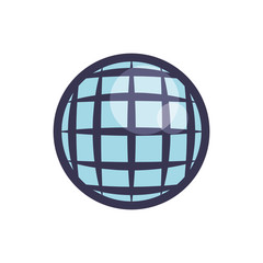 Global sphere symbol icon vector illustration graphic design